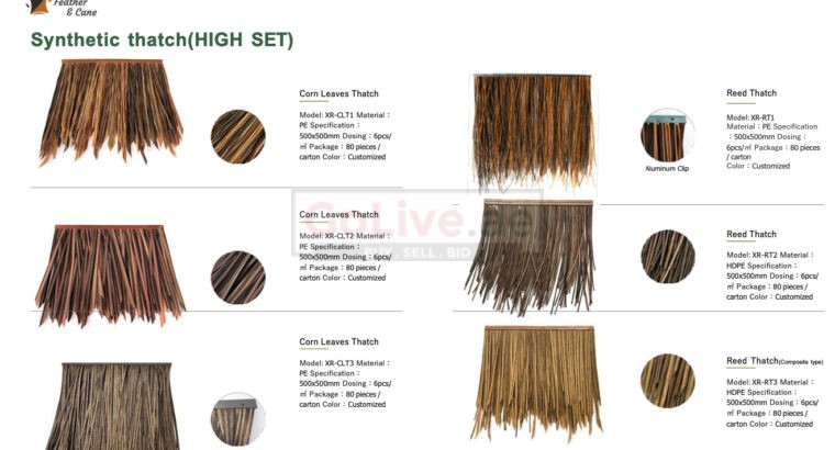 Natural thatch ceiling panels in UAE ( Natural thatch ceiling panels in Al Warqaa Dubai )