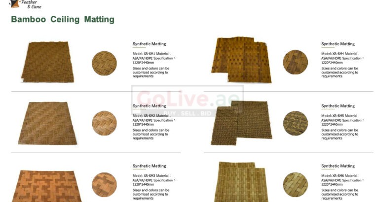 Natural thatch ceiling panels in UAE ( Natural thatch ceiling panels in DIP Dubai )