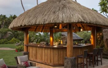 Natural thatch ceiling panels in UAE ( Natural thatch ceiling panels in Al Jaddaf Dubai )
