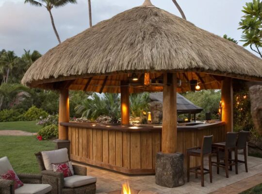 Natural thatch ceiling panels in UAE ( Natural thatch ceiling panels in Dubai Marina )