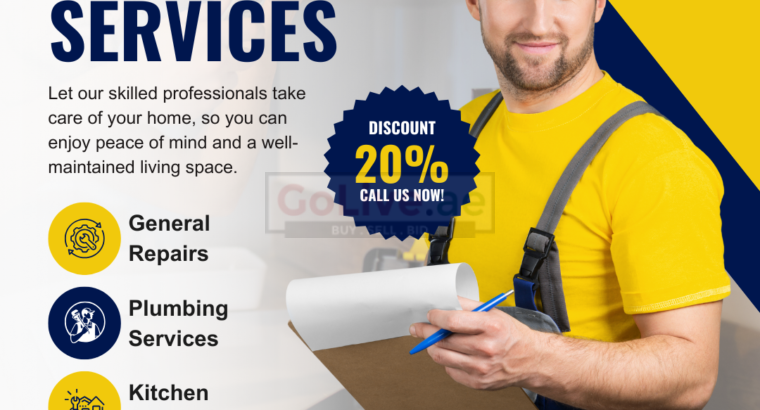 Common Home Repairs: Trusted Handyman Dubai