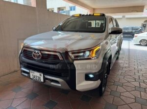 Rent Toyota Hilux Pickup Dubai | 4X4 4X2 Single Double Cabin Commercial Truck