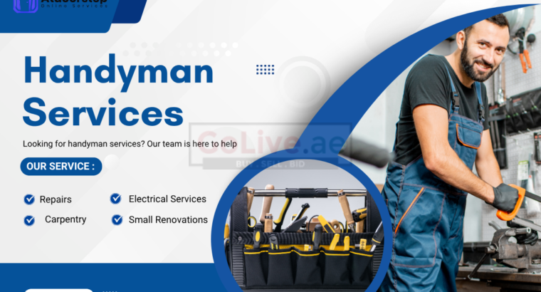 Hire a Verified Handyman in Dubai – Fast and Clean Work