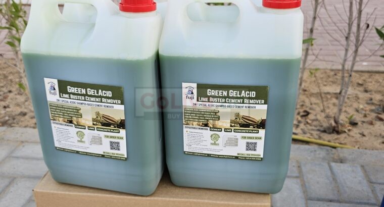 Safe Cement Remover for Ready Mix Equipment – ( Fuji Green GelAcid Cement Remover )