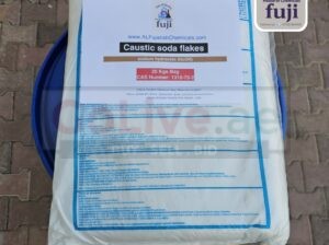 Industrial-Grade Caustic Soda Flakes – 25kg Bags UAE
