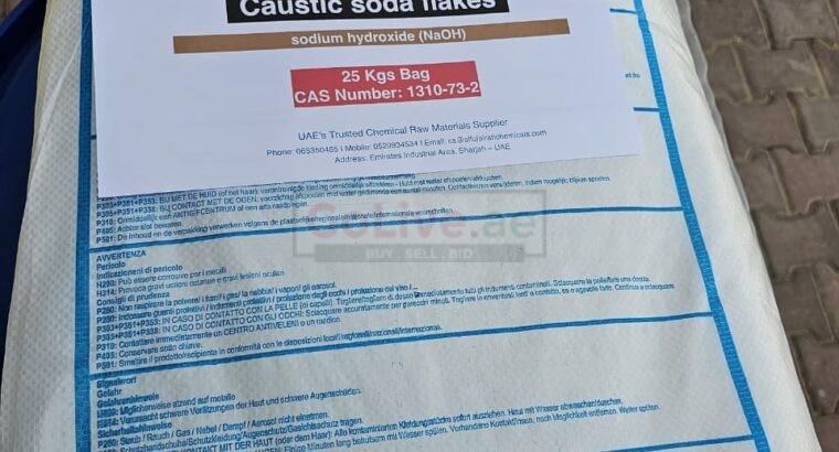 Buy Caustic Soda Flakes 99% for Industrial Cleaning UAE
