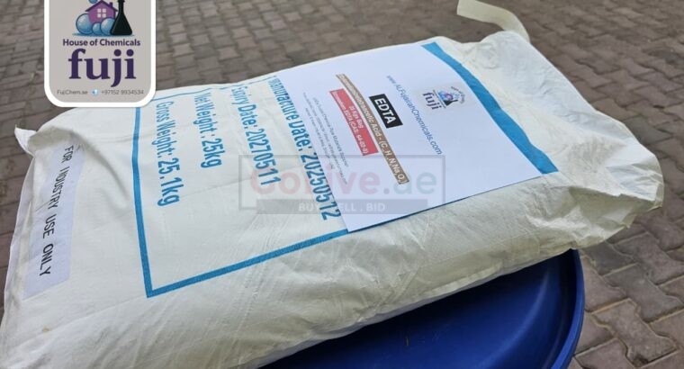 Industrial EDTA Na₄ – Bulk Packaging Available GCC