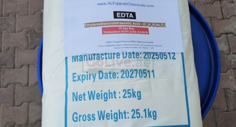 EDTA Na₄ for Bleaching, Dyeing and Textile Finishing UAE