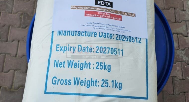 EDTA Na₄ Tetrasodium – Bulk Orders Available UAE