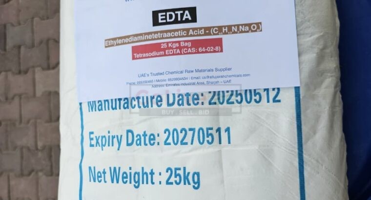 High-Grade EDTA Tetrasodium Salt for Cleaning Formulations