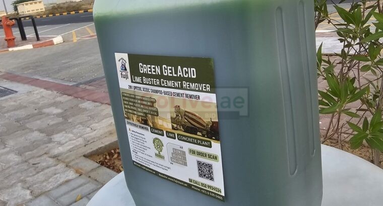 Green Gel Acid Cement Remover Supplier & Distributor in UAE.
