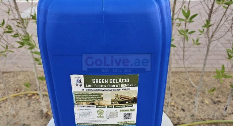 Industrial Green Gel Acid – Safe & Effective Surface Cleaner