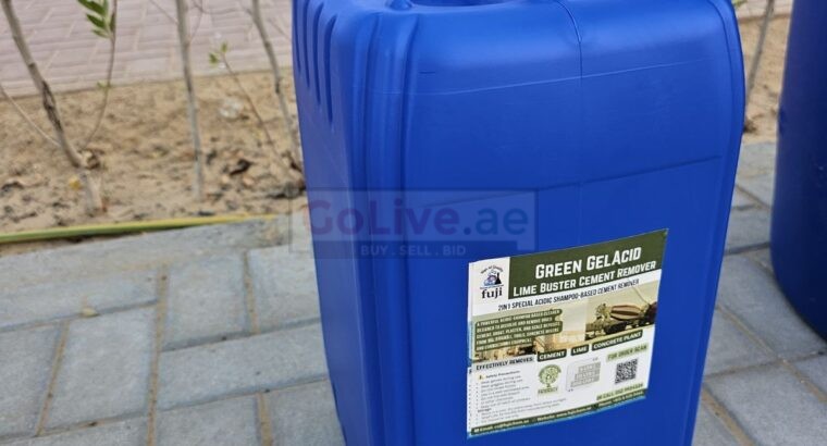 Professional Green Gel Acid Cement Remover – Fast Acting Formula