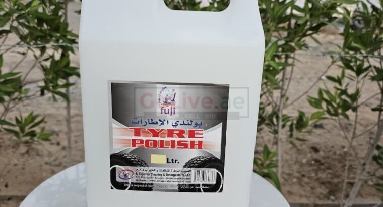 Restore Black Shine with Fuji Tyre Polish – Non-Greasy Formula