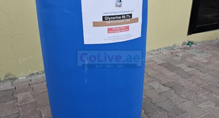 Vegetable Glycerine 99.7% Pure – Reliable Supplier in UAE