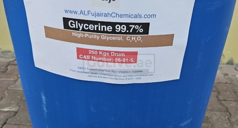 Food Grade and Pharma Grade Glycerine ( AlFujairahChemicals.com )