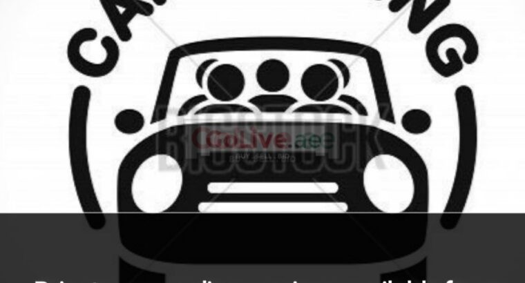 Carpooling available from Dubai to Ajman