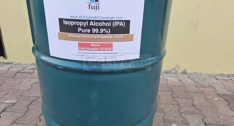 IPA 99.9% Pure – Bulk Supply for Cleaning and Labs
