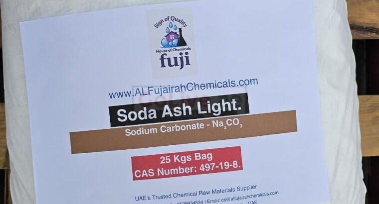 Soda Ash Light for Detergents and Cleaning Chemicals