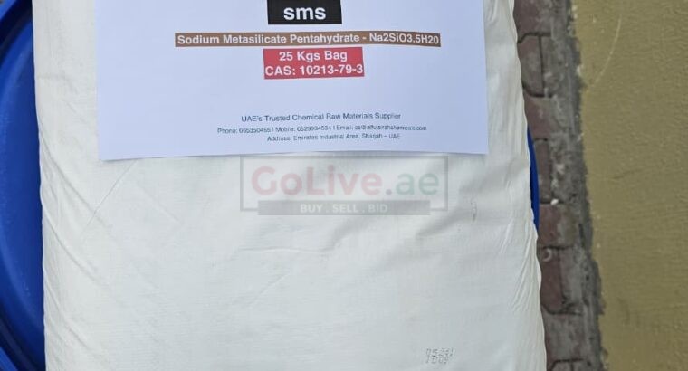 Sodium Metasilicate Pentahydrate Powder – Wholesale UAE