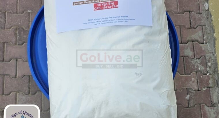 Sodium Metasilicate Pentahydrate Powder – Wholesale UAE
