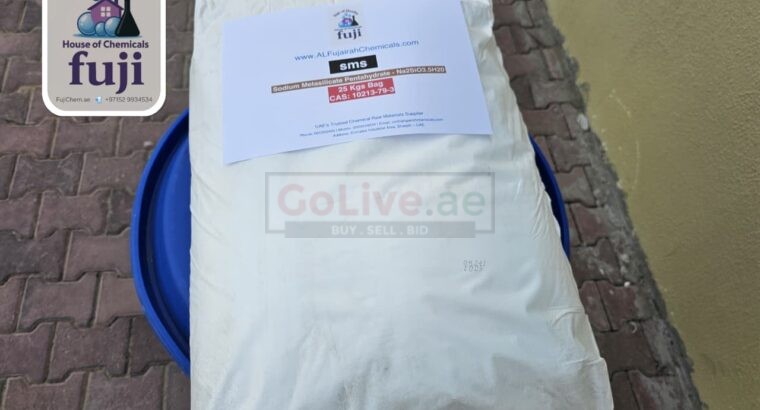 High Purity Sodium Metasilicate Pentahydrate Supplier UAE