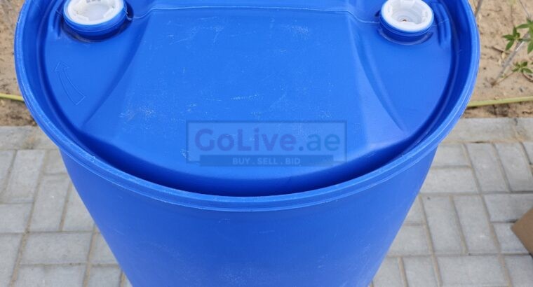 Chemical and Oil Storage Drums – 200 Liter Plastic Drums UAE