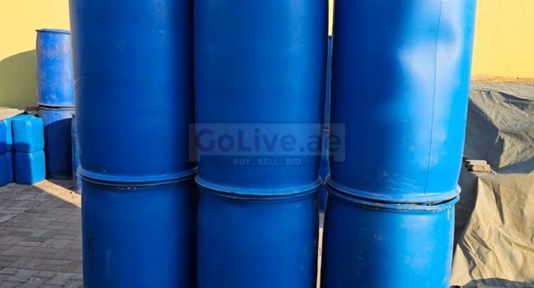 New and Used 200 Liter Plastic Drums – Supplier in UAE – 052 9934534