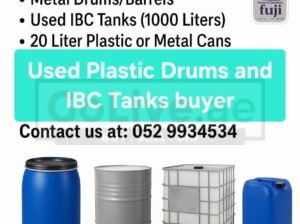 Looking to sell used drums, barrels, or IBC tanks in the UAE