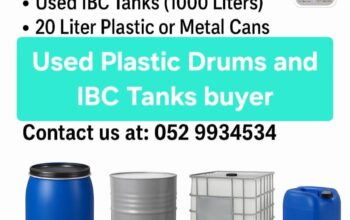 Looking to sell used drums, barrels, or IBC tanks in the UAE