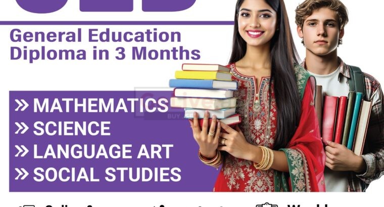 New GED Batch Starting Soon! Call +971 56 872 3609