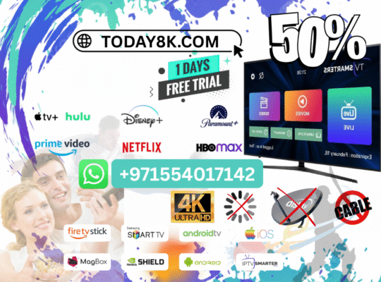 Best IPTV Service Uae 2025 | 4K Streaming | All Channels Worldwide | +971554017142