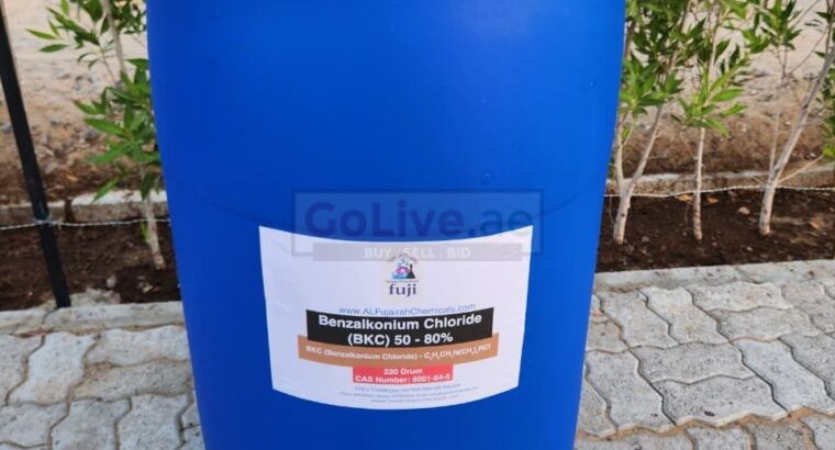 Benzalkonium Chloride 80% – Surface Cleaner and Sanitizer Ingredient