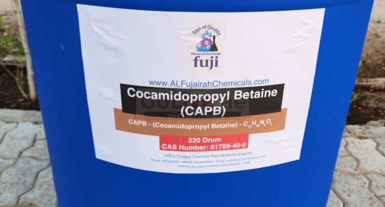 Cocamidopropyl Betaine Supplier in UAE – Bulk Industrial and Cosmetic Grade