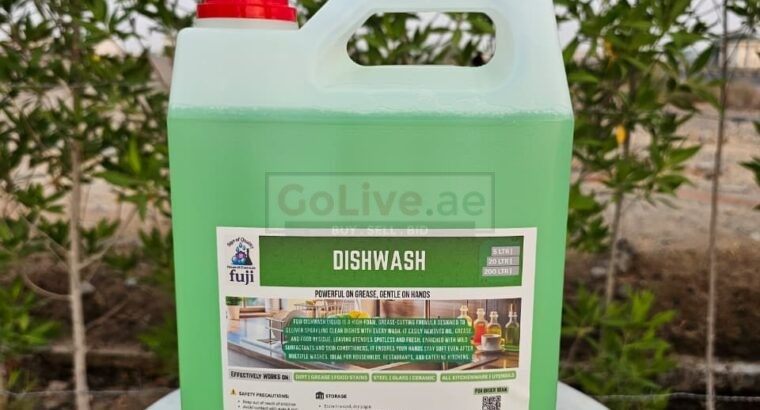 Fuji Dish Wash – Easy Rinse, High Foam Performance