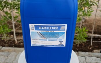 Sparkling Clean Glass with Fuji Premium Quality Cleaner