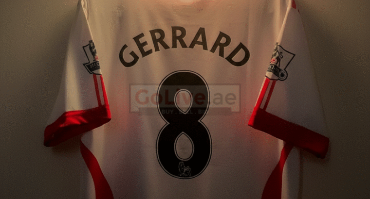 Limited Stock On Sale: Gerrard #8 Liverpool Classic – Only 70 DHS!