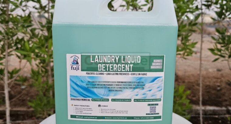 Eco-Conscious Fuji Laundry Liquid Detergent