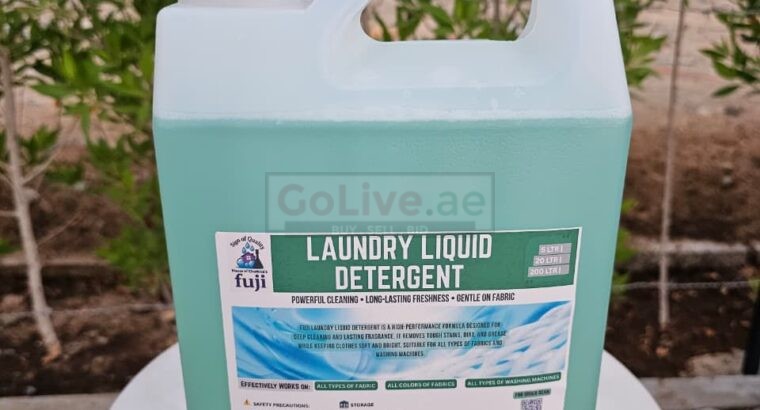 Fuji Liquid Detergent – Gentle on Fabrics, Tough on Stains