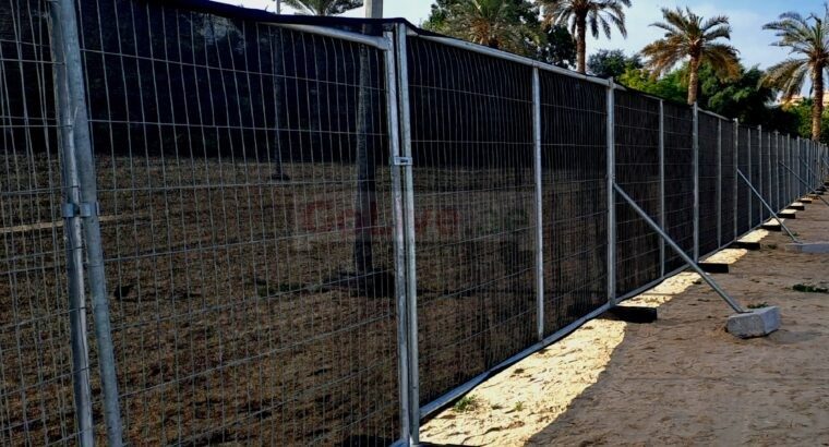 Temporary Fencing | Fencing Supplier in UAE | Heras Fencing in Dubai | Construction Fencing in UAE