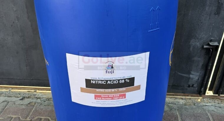 Nitric Acid 68% – Industrial Grade HNO₃ for Metal Cleaning