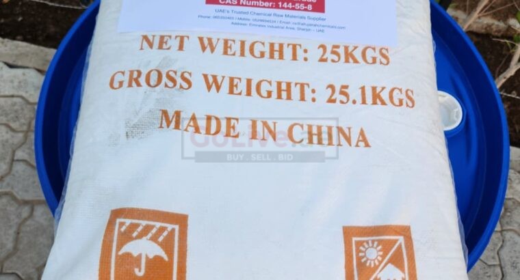 High-Grade Sodium Bicarbonate for Chemical Processing and Detergents