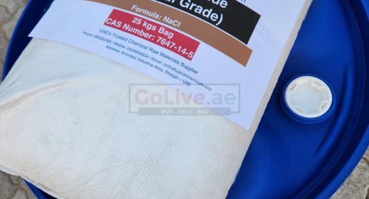 Sodium Chloride (Industrial Grade) – High Purity Industrial Salt Supplier