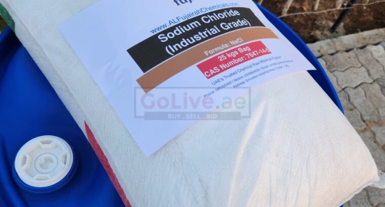 Sodium Chloride (Industrial Grade) – High Purity Industrial Salt Supplier