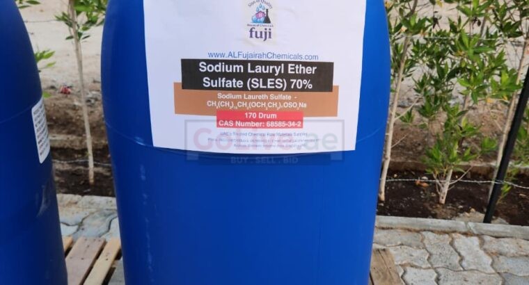 Sodium Lauryl Ether Sulfate (SLES) Bulk Distributor UAE