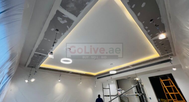 Gypsum False Ceiling Maker In Dubai 0553587105