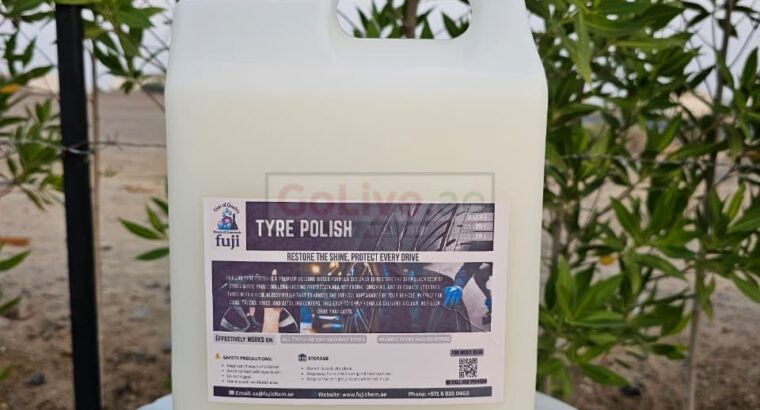 Fuji Car Tyre Polish – Deep Gloss Finish and UV Protection