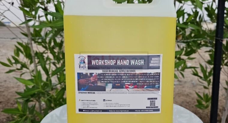 Fuji Workshop Hand Wash – Keeps Hands Clean and Moisturized