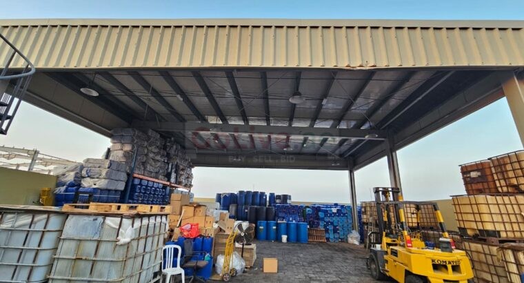 Ready Commercial Project Mix Use for sale, Two Open Shed Warehouses Ready + G+1 Building Approved Land