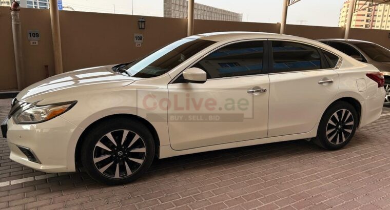 Nissan Altima 2018 Model 2.5 L Engine White color in Excellent Condition